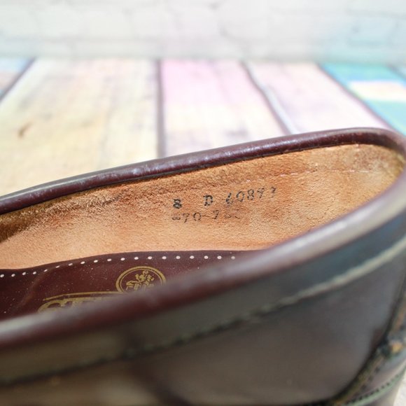 Sebago Brown Leather Handsewn Penny Dress Casual Loafers Shoes Size 8 D - Picture 8 of 9